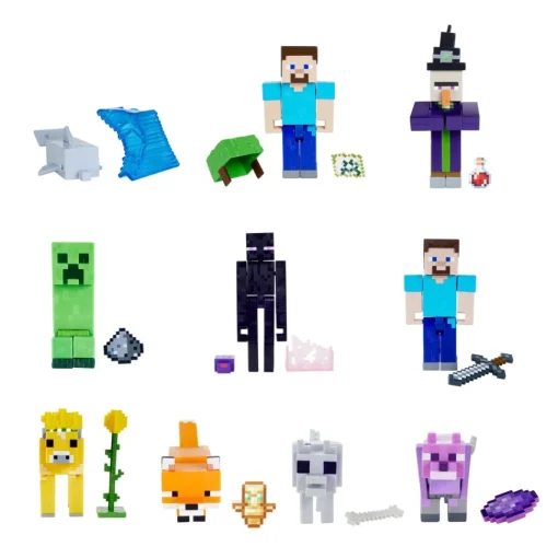 Minecraft Figura Articulada De Juguete Con Cubos De Papel Para Construir* Muñecos Articulados