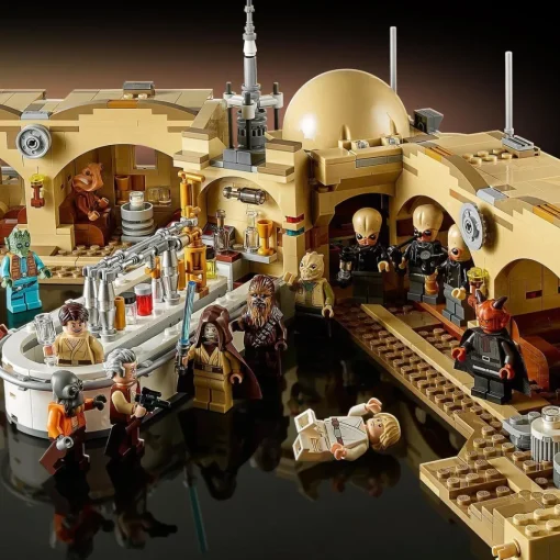 LEGO Modelo De Construccion Cantina De Mos Eisley Con Mini Figuras Star Wars* Puzzles Y Construcciones