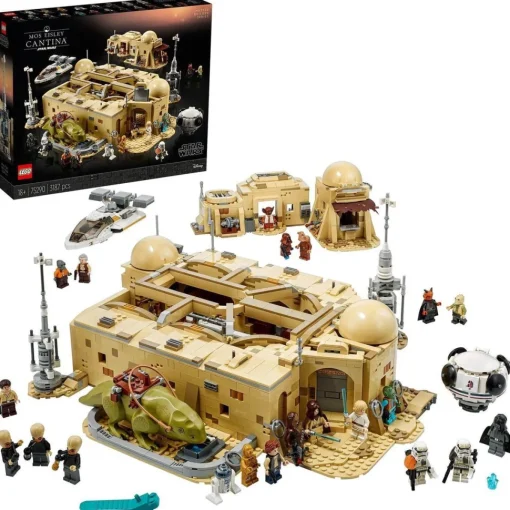 LEGO Modelo De Construccion Cantina De Mos Eisley Con Mini Figuras Star Wars* Puzzles Y Construcciones