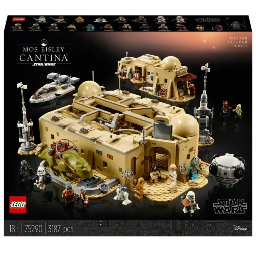 LEGO Modelo De Construccion Cantina De Mos Eisley Con Mini Figuras Star Wars* Puzzles Y Construcciones