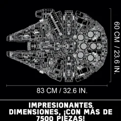 LEGO Modelo De Construccion Millennium Falcon Coleccionable Star Wars* Puzzles Y Construcciones