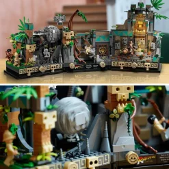 LEGO Modelo De Construccion Templo Del Idolo Dorado Escena De La Pelicula Busca Del Arca Perdida Indiana Jones* Puzzles Y Construcciones
