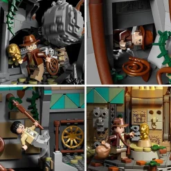 LEGO Modelo De Construccion Templo Del Idolo Dorado Escena De La Pelicula Busca Del Arca Perdida Indiana Jones* Puzzles Y Construcciones