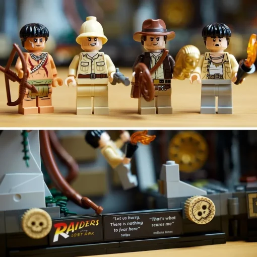 LEGO Modelo De Construccion Templo Del Idolo Dorado Escena De La Pelicula Busca Del Arca Perdida Indiana Jones* Puzzles Y Construcciones