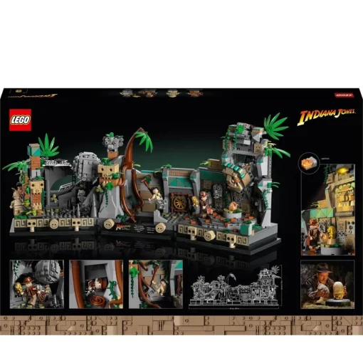 LEGO Modelo De Construccion Templo Del Idolo Dorado Escena De La Pelicula Busca Del Arca Perdida Indiana Jones* Puzzles Y Construcciones
