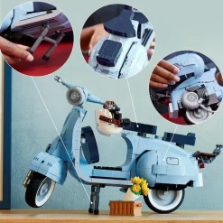 LEGO Modelo De Moto Para Construir Vespa 125 Coleccionable Icons* Puzzles Y Construcciones