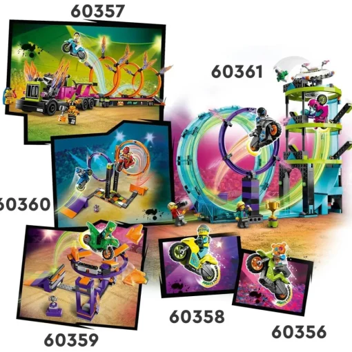 LEGO Motos De Juguete Y Desafio Acrobatico: Rizo Extremo 1 O 2 Jugadores City Stuntz* Puzzles Y Construcciones
