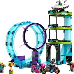 LEGO Motos De Juguete Y Desafio Acrobatico: Rizo Extremo 1 O 2 Jugadores City Stuntz* Puzzles Y Construcciones