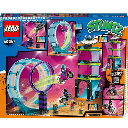 LEGO Motos De Juguete Y Desafio Acrobatico: Rizo Extremo 1 O 2 Jugadores City Stuntz* Puzzles Y Construcciones