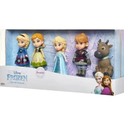 Jakks Pacific Multi Pack Disney Frozen Con 5 Mini Munecas* Munecas Y Peluches