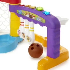 Little Tikes Multideporte 3 En 1. Futbol, Bolos Y Baloncesto * Preescolar