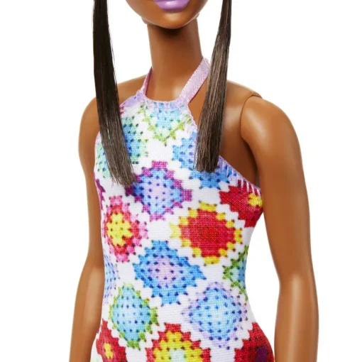 Barbie Muneca Afroamericana Con Vestido Crochet Fashionista Modelos Surtidos * Munecas Y Peluches