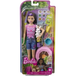 Barbie Muneca ¡Vamos De Camping! Munecas Con Mascotas* Munecas Y Peluches