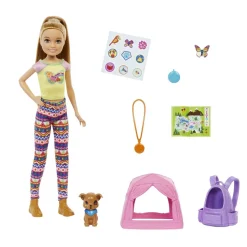 Barbie Muneca ¡Vamos De Camping! Munecas Con Mascotas* Munecas Y Peluches