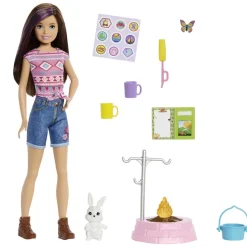 Barbie Muneca ¡Vamos De Camping! Munecas Con Mascotas* Munecas Y Peluches