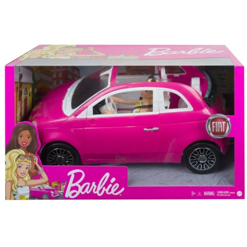 Barbie Muneca Y Coche Fiat 500* Munecas Y Peluches