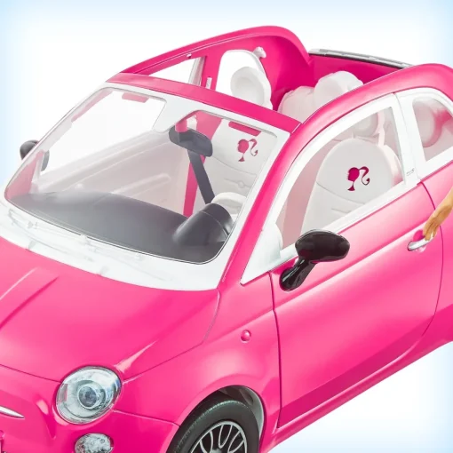 Barbie Muneca Y Coche Fiat 500* Munecas Y Peluches