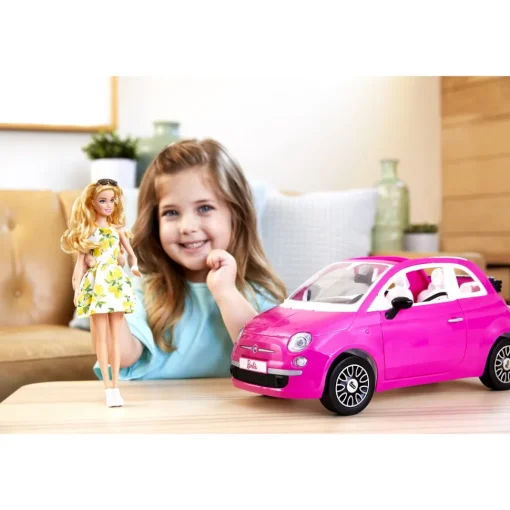 Barbie Muneca Y Coche Fiat 500* Munecas Y Peluches