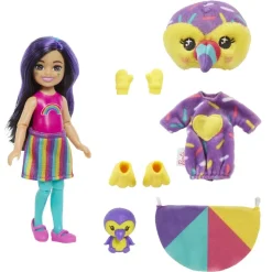 Barbie Muneca Chelsea Con Disfraz De Tucan Cutie Reveal* Munecas Y Peluches