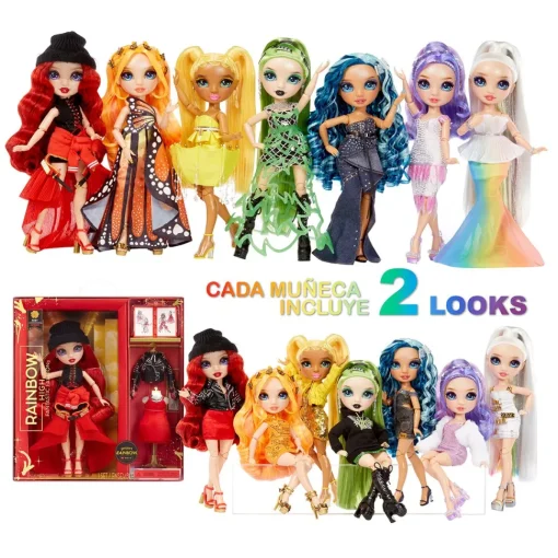 Rainbow High Muneca Fantastic Fashion Doll Ruby * Munecas Y Peluches