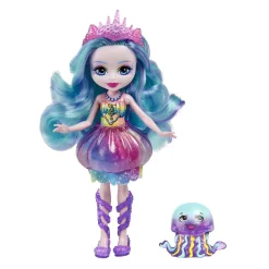 Enchantimals Muneca Jelanie Jellyfish Con Mascota Medusa De Juguete Ocean Kingdom Royal * Munecas Y Peluches