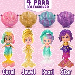 KOOKYLOOS Muneca - Kooky Mermaids Coral* Munecas Y Peluches
