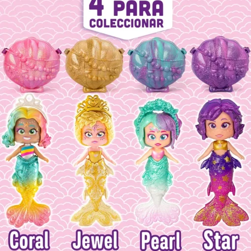 KOOKYLOOS Muneca - Kooky Mermaids Coral* Munecas Y Peluches