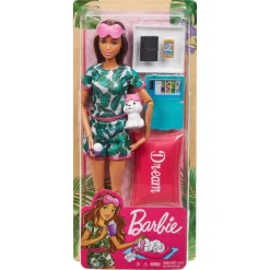 Barbie Muneca Modelo Con Accesorios Y Mascotas Bienestar* Munecas Y Peluches