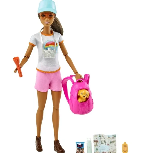 Barbie Muneca Modelo Con Accesorios Y Mascotas Bienestar* Munecas Y Peluches