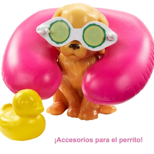 Barbie Muneca Modelo Con Accesorios Y Mascotas Bienestar* Munecas Y Peluches