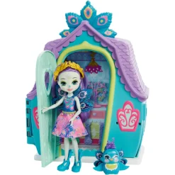 Enchantimals Muneca Pavo Real Patter Peacock Con Casita De Campo, Mascota, Casa De Juguete Y Accesorios * Munecas Y Peluches