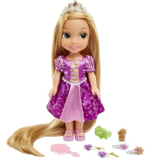 Disney Muneca Rapunzel 35 Cm Melena Ultra Larga Princess* Munecas Y Peluches