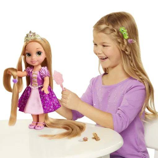 Disney Muneca Rapunzel 35 Cm Melena Ultra Larga Princess* Munecas Y Peluches