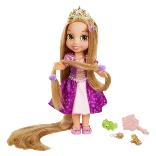 Disney Muneca Rapunzel 35 Cm Melena Ultra Larga Princess* Munecas Y Peluches
