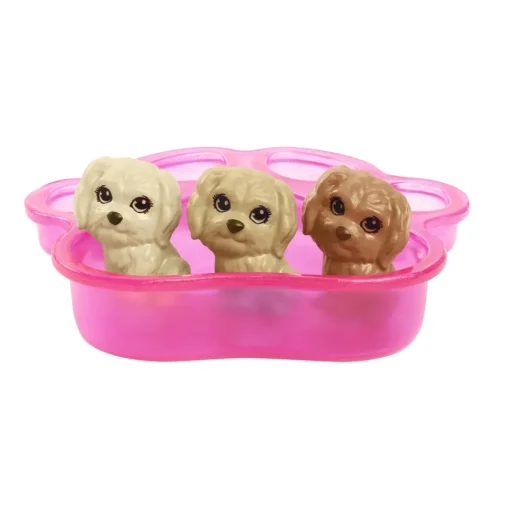 Barbie Muneca Rubia Con Perritos Y Accesorios De Juguete Y Sus Cachorros* Munecas Y Peluches