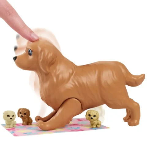 Barbie Muneca Rubia Con Perritos Y Accesorios De Juguete Y Sus Cachorros* Munecas Y Peluches