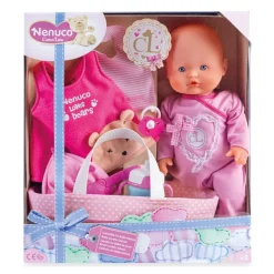 Nenuco Muneco Baby Con Canastilla Cotton Line* Munecas Y Peluches