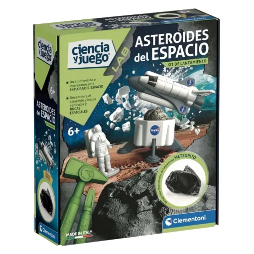 Clementoni Nasa Asteroides Del Espacio Kit De Lanzamiento* Juegos De Mesa