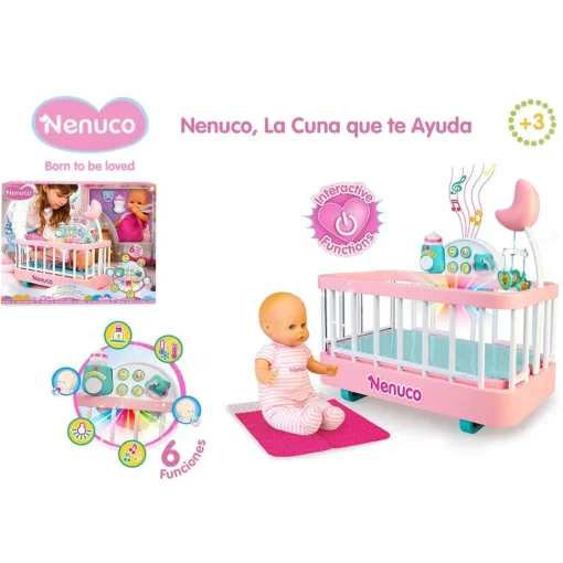 Nenuco , La Cuna Que Te Ayuda* Munecas Y Peluches