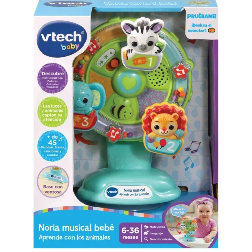 VTech Noria Interactiva Musical Bebe Aprende Con Los Animales Baby* Preescolar