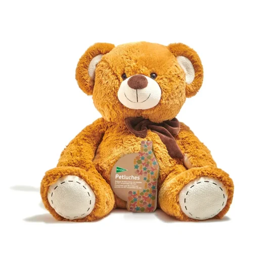El Corte Inglés Oso Grande De Peluche Sostenible Con Lazo El Corte Ingles* Munecas Y Peluches