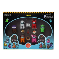 Bizak Pack 8 En Caja Deluxe Among Us* Muñecos Articulados