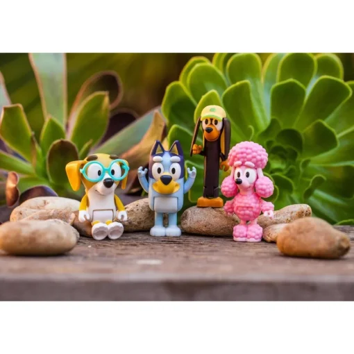 Bluey Pack 4 Figuras De Y Sus Amigos Friends Pack * Preescolar