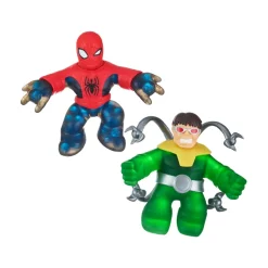 BANDAI Pack 2 Figuras Spiderman Vs Dr.Octopus-Goo Jit Zu* Muñecos Articulados