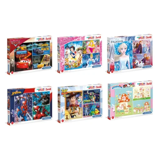 Clementoni Pack 3 Puzzles De 48 Piezas.* Preescolar