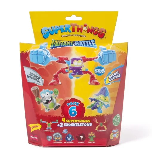 Superthings Pack 6 Mutant Battle* Electrónicos