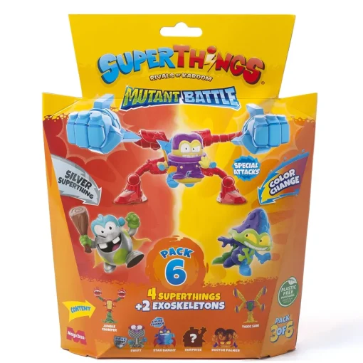 Superthings Pack 6 Mutant Battle* Electrónicos