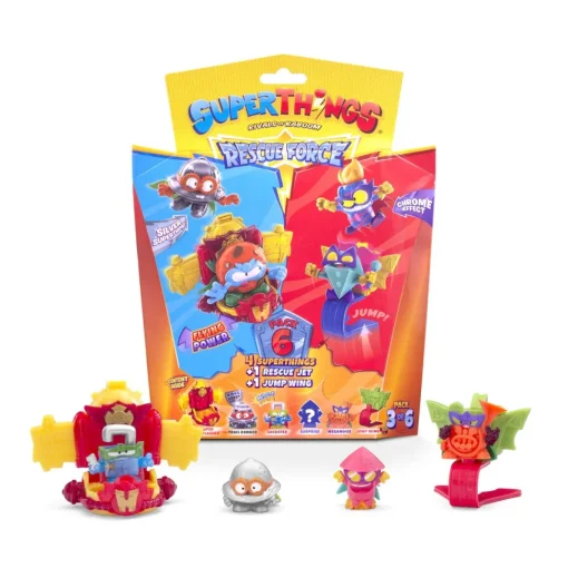Superthings Pack Coleccionable Rescue Force Pack 6 * Muñecos Articulados
