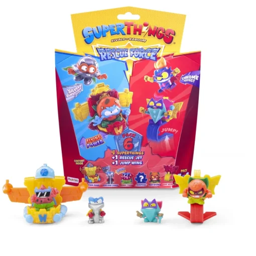 Superthings Pack Coleccionable Rescue Force Pack 6 * Muñecos Articulados