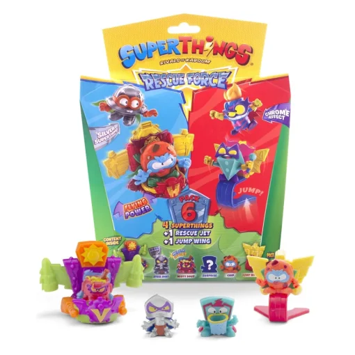 Superthings Pack Coleccionable Rescue Force Pack 6 * Muñecos Articulados
